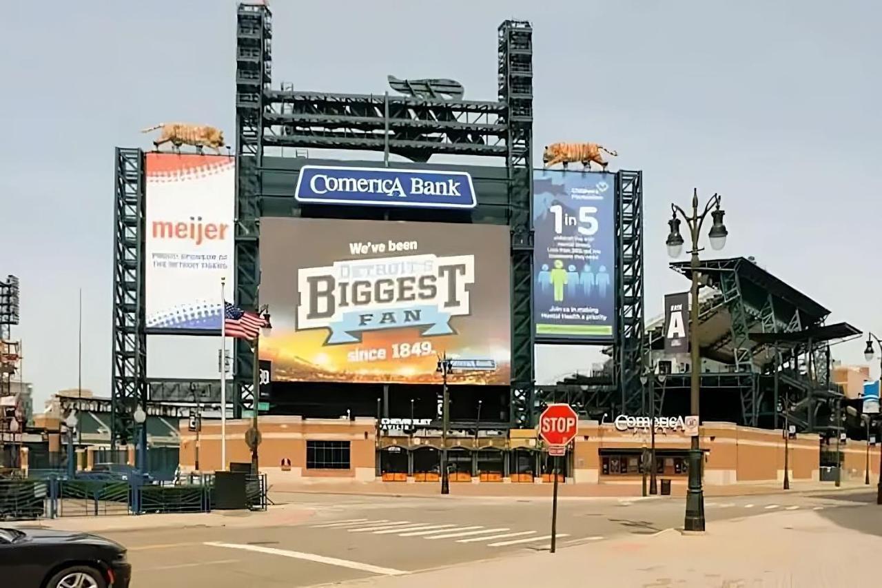 Perfect 1Br In Prime Location & View Of Stadiums Detroit Exteriér fotografie